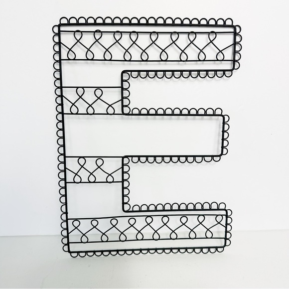 Pottery Barn Teen Wall Decor Pb Teen Wire Wall Letter E Poshmark